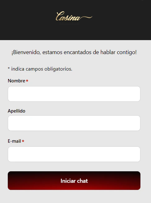 Canales de soporte y asistencia para usuarios de Casina